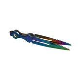 Stainless Steel Tongs - Tempered Stainless Steel - - Crown Hookah